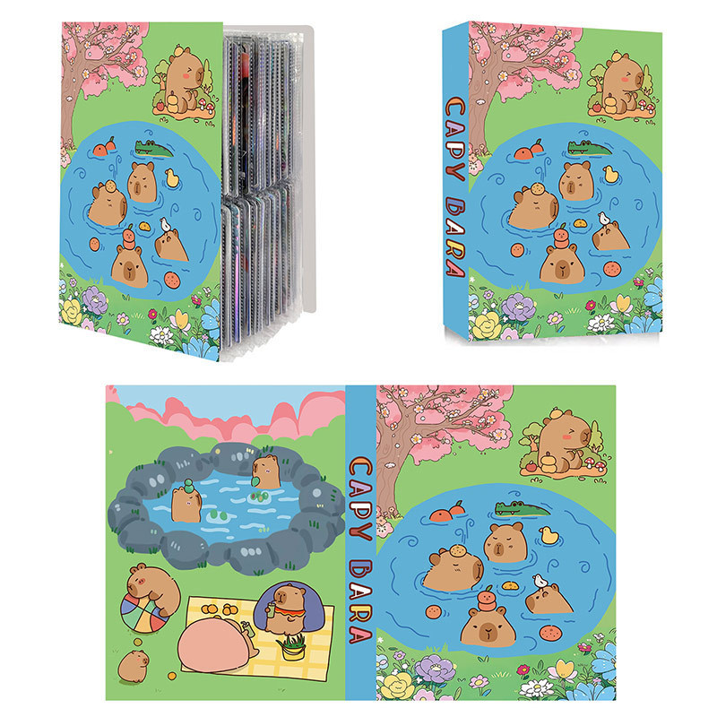 Албум за карти Kapibala Four Palace, PP корица, 3-инчов албум за съхранение, преследващ звезди, малка картичка Polaroid, стил Ins