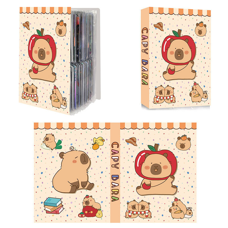 Албум за карти Kapibala Four Palace, PP корица, 3-инчов албум за съхранение, преследващ звезди, малка картичка Polaroid, стил Ins