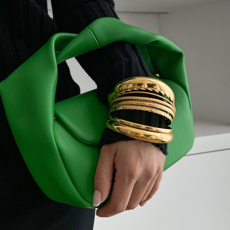 Pārrobežu rūpnīcas tiešā Eiropas un Amerikas nišas sakrautas metāla aproces gredzens vienkārša personības aproce sievietēm, pārspīlēta aproce