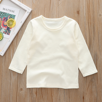 Distribucija generacije brušenja kose okrugli izrez dugih rukava košulja baza za dom topla jesen i zima Joker dječaci i djevojčice blago djeca upijaju znoj prozračna