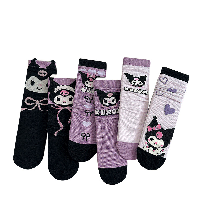 Laste sokid Dopamiiniga tüdrukutele, poistele, multifilmidega, poolsääreni ulatuvad sokid, Korea versioon, beebidele, pikad toruga sokid, trendikad