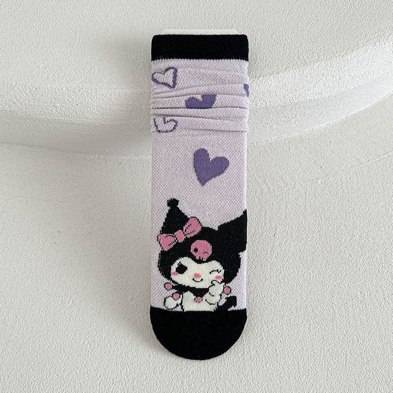 Laste sokid Dopamiiniga tüdrukutele, poistele, multifilmidega, poolsääreni ulatuvad sokid, Korea versioon, beebidele, pikad toruga sokid, trendikad