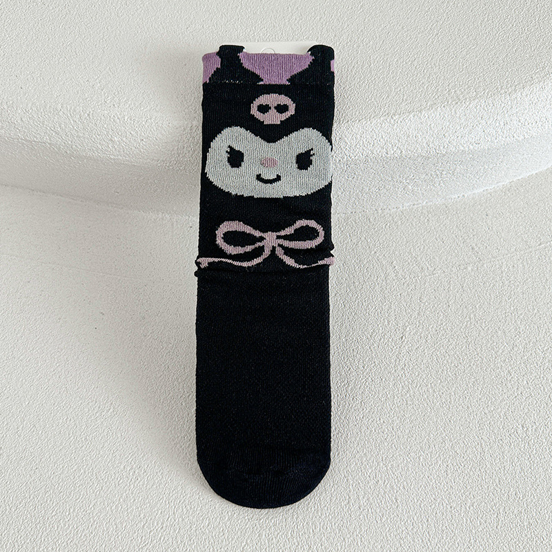 Laste sokid Dopamiiniga tüdrukutele, poistele, multifilmidega, poolsääreni ulatuvad sokid, Korea versioon, beebidele, pikad toruga sokid, trendikad