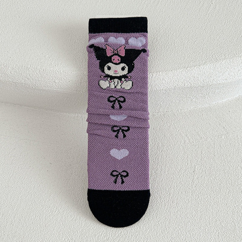 Laste sokid Dopamiiniga tüdrukutele, poistele, multifilmidega, poolsääreni ulatuvad sokid, Korea versioon, beebidele, pikad toruga sokid, trendikad