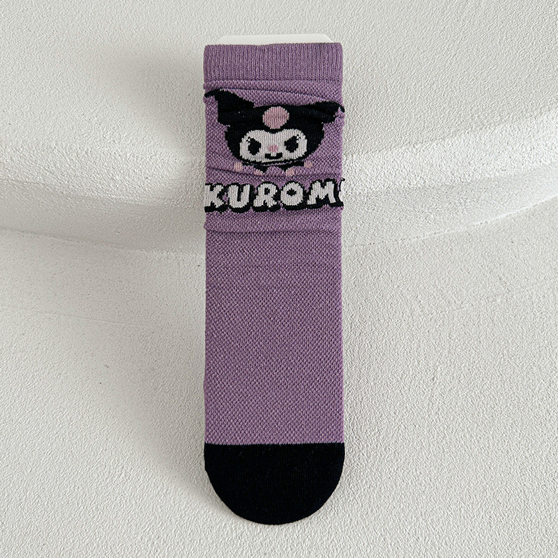 Laste sokid Dopamiiniga tüdrukutele, poistele, multifilmidega, poolsääreni ulatuvad sokid, Korea versioon, beebidele, pikad toruga sokid, trendikad