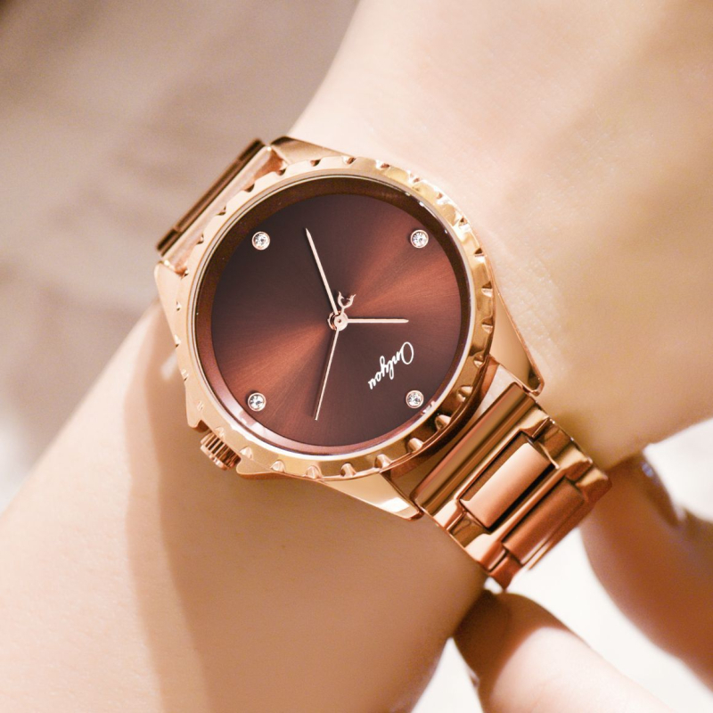 Uus Korea stiilis moodne naiste käekell moodne lihtne terasvööga veekindel tudengimoodne kvartskell hulgimüügist