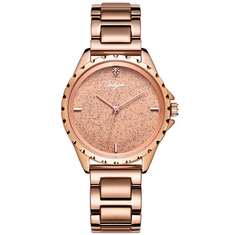 Uus Korea stiilis moodne naiste käekell moodne lihtne terasvööga veekindel tudengimoodne kvartskell hulgimüügist