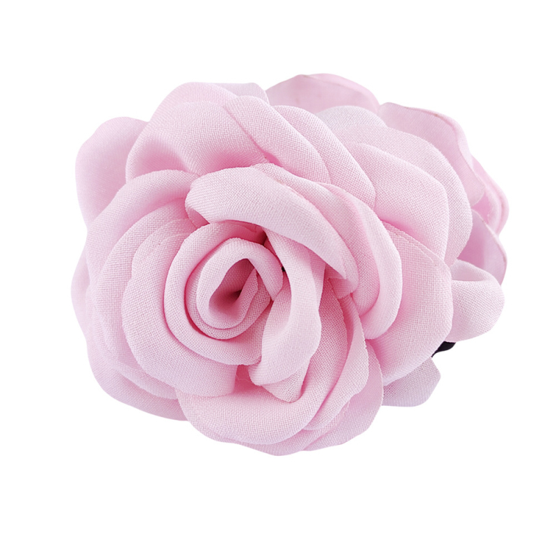 Roosist kangast lilleklamber Amazoni populaarne juukseaksessuaar hobusesaba juukseküünistega Mitmekülgne pallipeaga küünisklamber