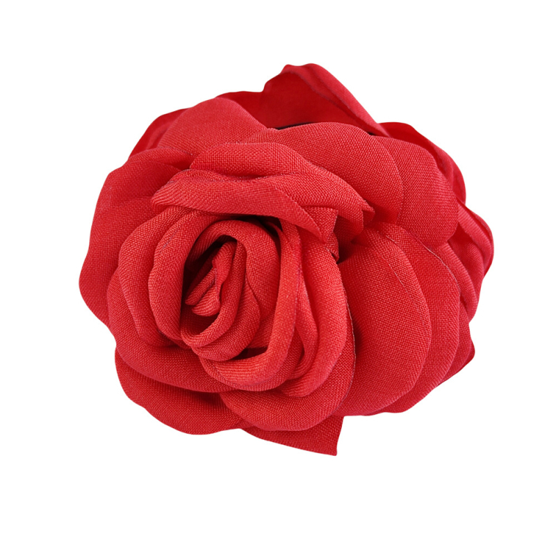 Roosist kangast lilleklamber Amazoni populaarne juukseaksessuaar hobusesaba juukseküünistega Mitmekülgne pallipeaga küünisklamber