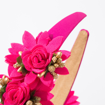 Ευρωπαϊκή και αμερικανική μοντέρνα κορδέλα μαλλιών με τρισδιάστατη προσομοίωση λουλουδιών, ένθετη με λουλούδια ρητίνης, φρέσκα και γλυκά αξεσουάρ μαλλιών που ταιριάζουν απόλυτα