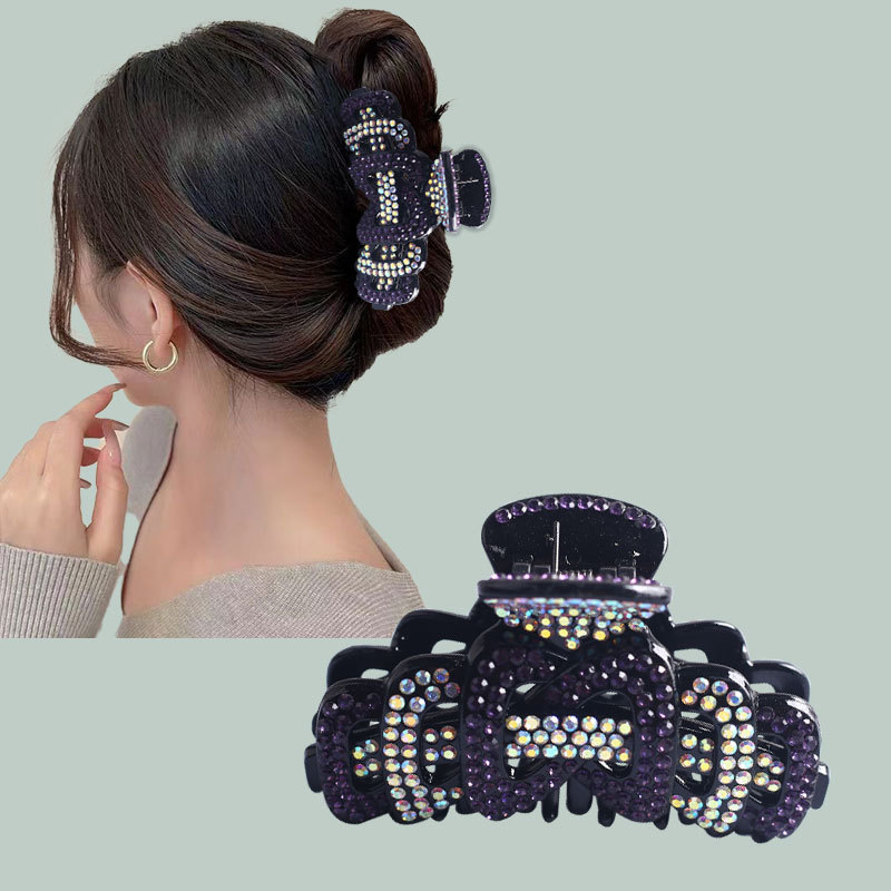 Hulgimüük Lõuna-Korea haikleebisega pannkookidega interneti kuulsuste haaramisklamber elegantne temperament seljapeaga juuksenõelaga peakate juuste aksessuaarid