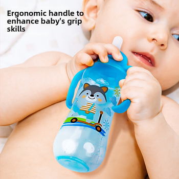 Бебешко шише, бебешко шише против задавяне и падане от полипропилен с дръжка, консумативи за майки и бебета на едро, персонализирано от фабриката