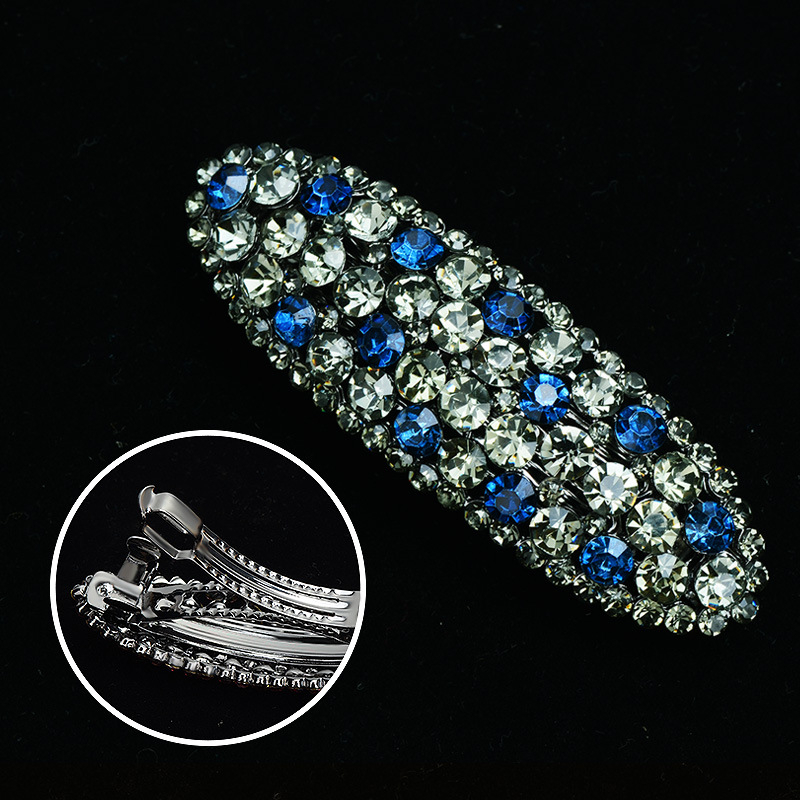 Nou jumătate stras agrafe cap spate clip agrafe primăvară Pontail clip orizontal top clip accesorii de păr pentru femei