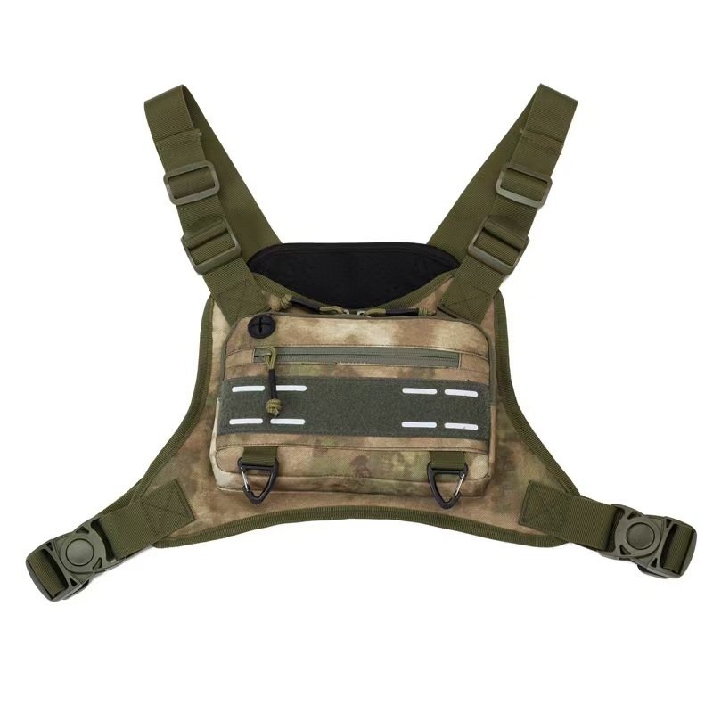 Vīriešu daudzfunkcionāla treniņu skriešanas sporta soma āra taktiskā vestes soma militārā fanu taktiskā vestes soma