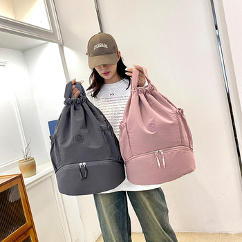 Basketbola mugursoma ar mitru un sausu atdalīšanu, peldēšanas soma ar aukliņu, pārnēsājama plecu sporta soma vīriešiem, basketbola uzglabāšanas soma