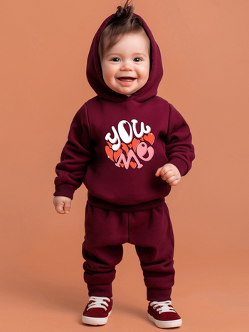 Διασυνοριακές Εξαγωγές Εργοστασίων Άμεσες Πωλήσεις Παιδικών Ρούχων Ευρωπαϊκών και Αμερικανικών Παιδικών Ρούχων με Κουκούλα, Φούτερ με Στάμπα Αγάπης για Κορίτσια