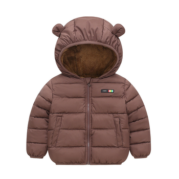 2025 Νέα Χειμερινά Παιδικά Βαμβακερά Πανωφόρια Χονδρικής με Φλις Επένδυση και Κουκούλα για Άνδρες και Γυναίκες, Μικρού και Μεσαίου Μεγέθους Παιδικά Βαμβακερά Πανωφόρια