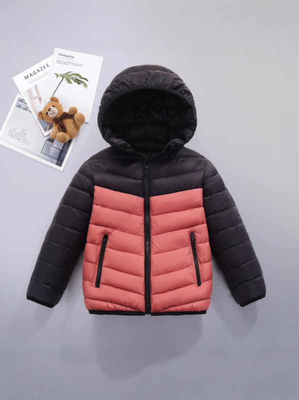 Zahraničný obchod 2025 Nové detské bavlnené vrchné oblečenie pre chlapcov a dievčatá, zostrihané topy, zimné oblečenie, študentské bavlnené prešívané bundy, detské bavlnené vrchné oblečenie stredných a veľkých veľkostí