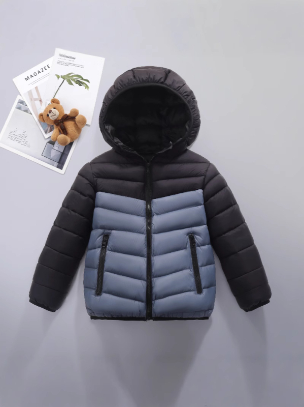 Zahraničný obchod 2025 Nové detské bavlnené vrchné oblečenie pre chlapcov a dievčatá, zostrihané topy, zimné oblečenie, študentské bavlnené prešívané bundy, detské bavlnené vrchné oblečenie stredných a veľkých veľkostí