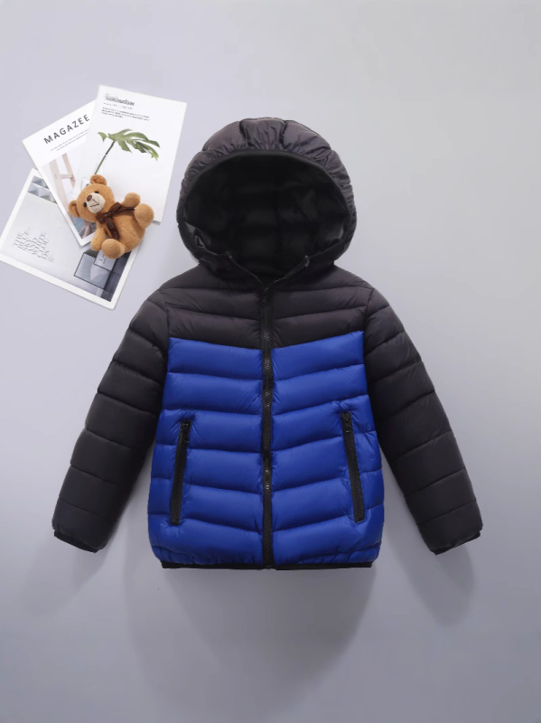 Zahraničný obchod 2025 Nové detské bavlnené vrchné oblečenie pre chlapcov a dievčatá, zostrihané topy, zimné oblečenie, študentské bavlnené prešívané bundy, detské bavlnené vrchné oblečenie stredných a veľkých veľkostí