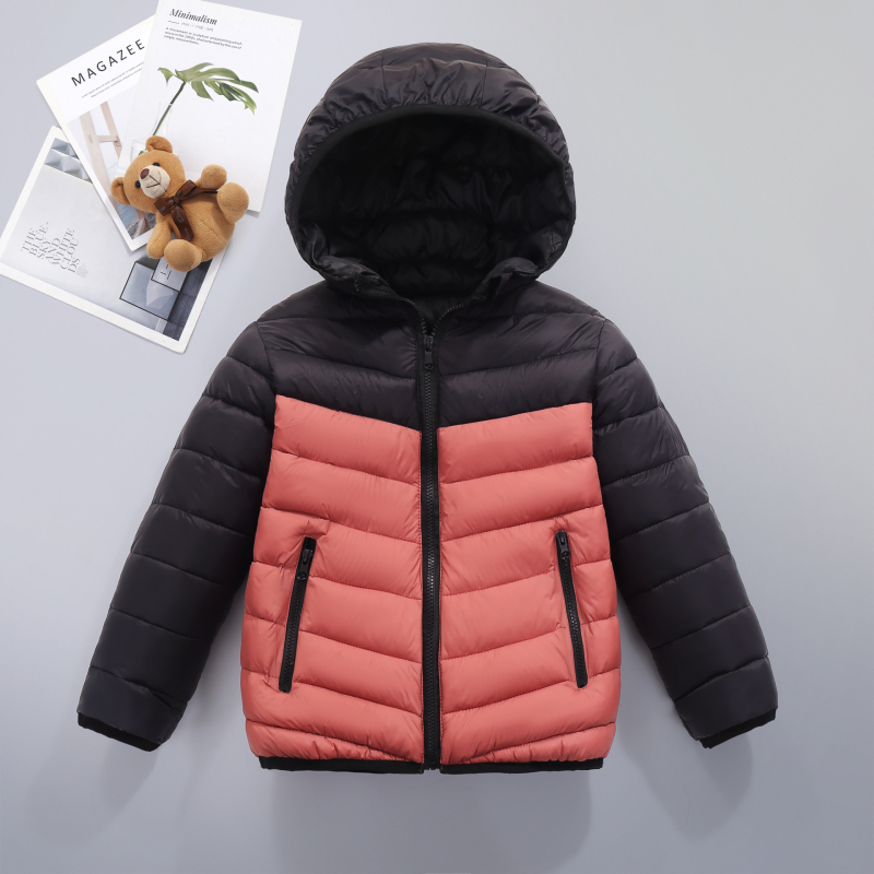 Zahraničný obchod 2025 Nové detské bavlnené vrchné oblečenie pre chlapcov a dievčatá, zostrihané topy, zimné oblečenie, študentské bavlnené prešívané bundy, detské bavlnené vrchné oblečenie stredných a veľkých veľkostí