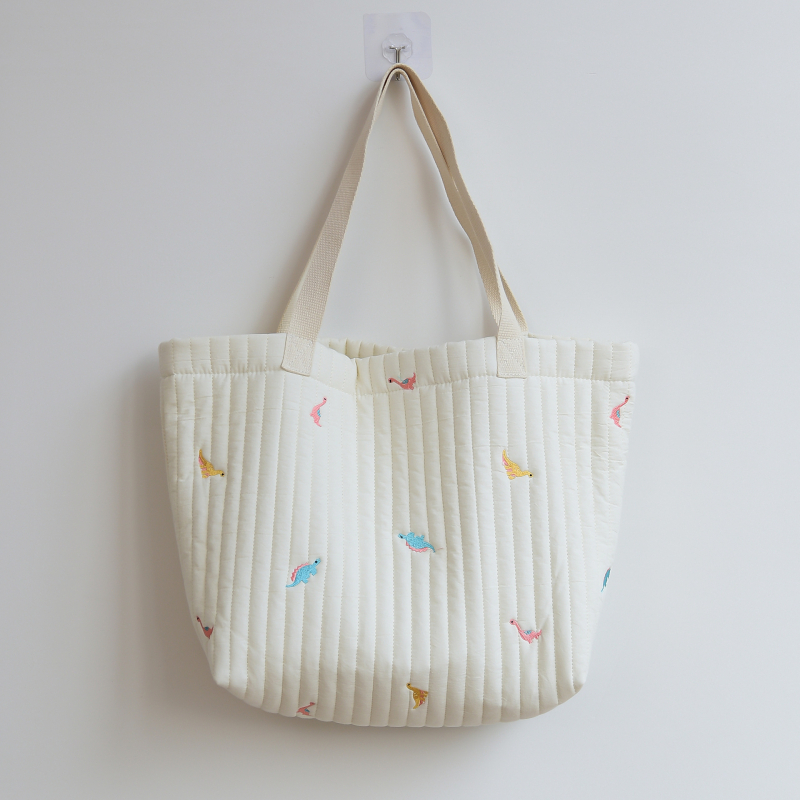 Japoniška ir korėjietiška grynos medvilnės didelės talpos mamytės krepšys laikymo rankinė paprasta didelės talpos pažastų krepšys mamai ir kūdikiui mergaitėms laisvalaikio krepšys