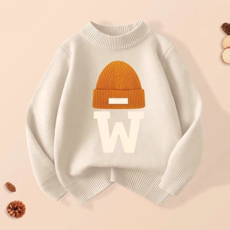 Dječaci i djevojčice Zimska moda Zapadnjački stil Duga majica Ležerna Duga Rukavina s Fleece Podstavom Zadebljana Jesensko-zimska Pržena Ulica Dvodijelni Set