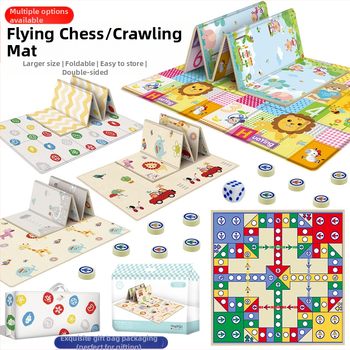 Vieno gabalo nemokamas pristatymas vaikams, skraidančių šachmatų kilimėlis, sulankstomas, nešiojamas, skraidančių šachmatų, ropojančių šachmatų žaidimas kūdikiams
