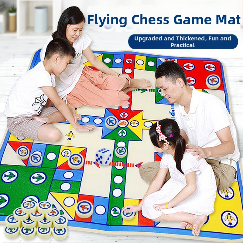 Едно парче безплатна доставка детски килим летящ шах сгъваем преносим летящ шах пълзящ килим игра шах бебе