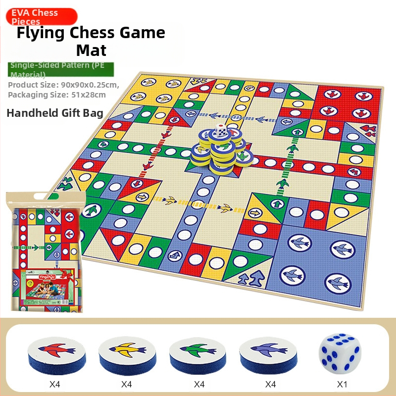 Vieno gabalo nemokamas pristatymas vaikams, skraidančių šachmatų kilimėlis, sulankstomas, nešiojamas, skraidančių šachmatų, ropojančių šachmatų žaidimas kūdikiams