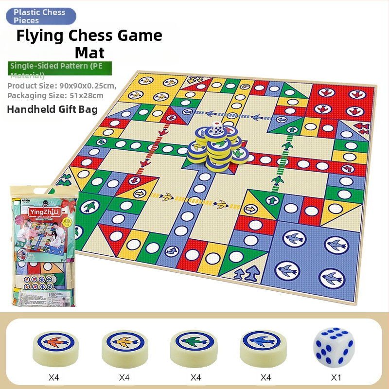 Vieno gabalo nemokamas pristatymas vaikams, skraidančių šachmatų kilimėlis, sulankstomas, nešiojamas, skraidančių šachmatų, ropojančių šachmatų žaidimas kūdikiams