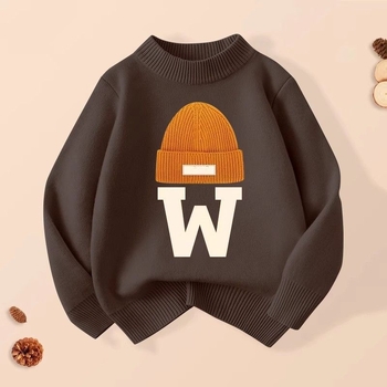 Dječaci i djevojčice Zimska moda Zapadnjački stil Duga majica Ležerna Duga Rukavina s Fleece Podstavom Zadebljana Jesensko-zimska Pržena Ulica Dvodijelni Set