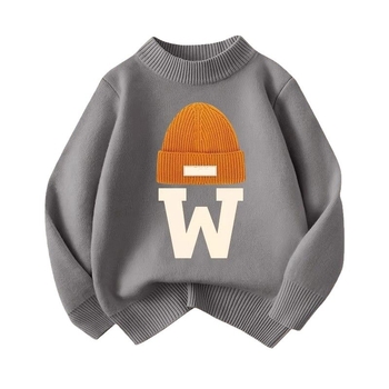 Dječaci i djevojčice Zimska moda Zapadnjački stil Duga majica Ležerna Duga Rukavina s Fleece Podstavom Zadebljana Jesensko-zimska Pržena Ulica Dvodijelni Set