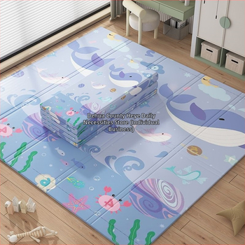 Kūdikių ropojamasis kilimėlis, sutankintas namų kūdikių svetainės sulankstomas ropojamasis kilimėlis, bekvapis vaikams skirtas sujungtas putplasčio grindų kilimėlis