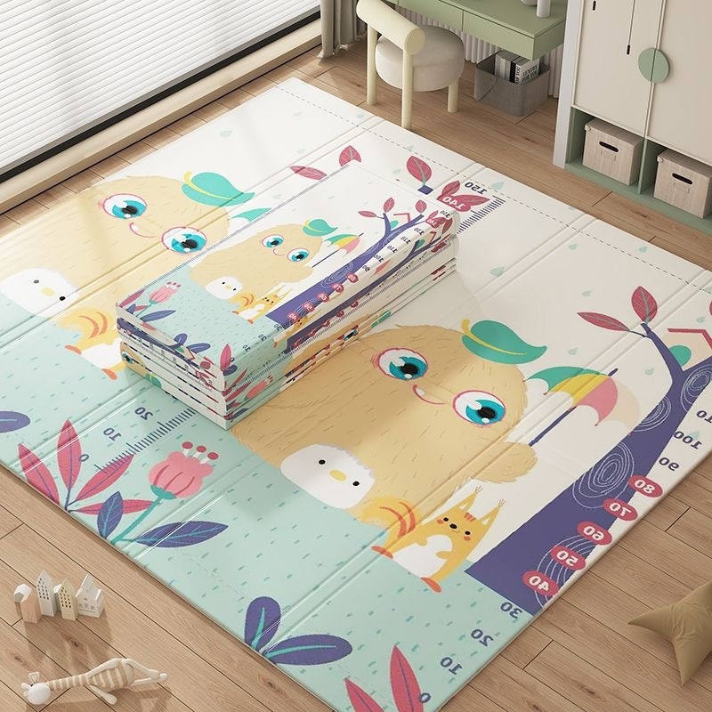 Kūdikių ropojamasis kilimėlis, sutankintas namų kūdikių svetainės sulankstomas ropojamasis kilimėlis, bekvapis vaikams skirtas sujungtas putplasčio grindų kilimėlis