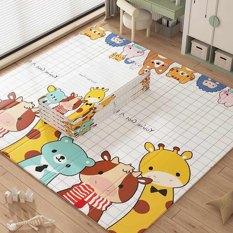 Kūdikių ropojamasis kilimėlis, sutankintas namų kūdikių svetainės sulankstomas ropojamasis kilimėlis, bekvapis vaikams skirtas sujungtas putplasčio grindų kilimėlis