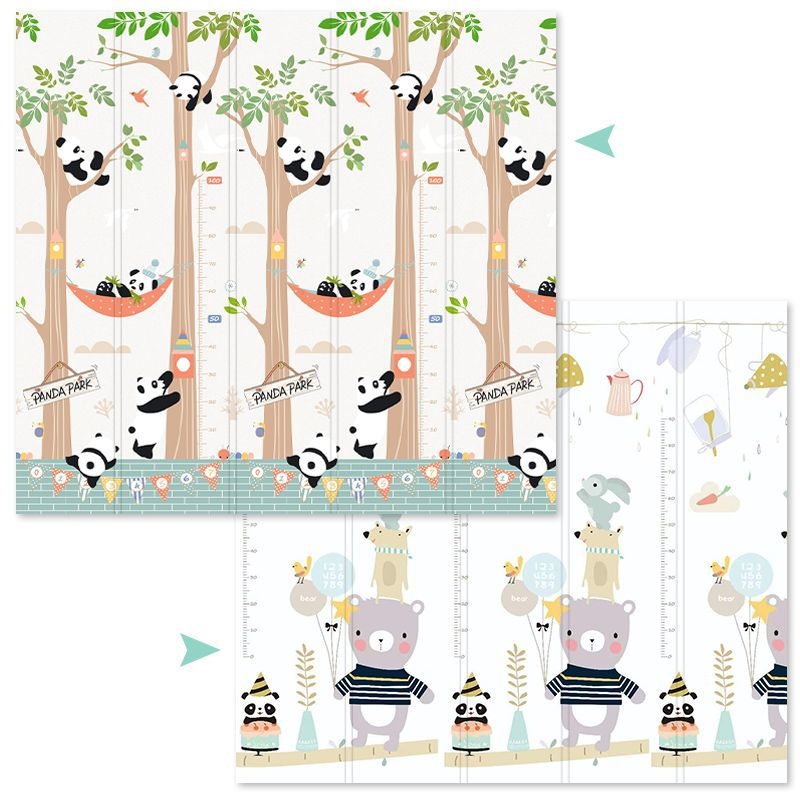 Kūdikių ropojamasis kilimėlis, sutankintas namų kūdikių svetainės sulankstomas ropojamasis kilimėlis, bekvapis vaikams skirtas sujungtas putplasčio grindų kilimėlis