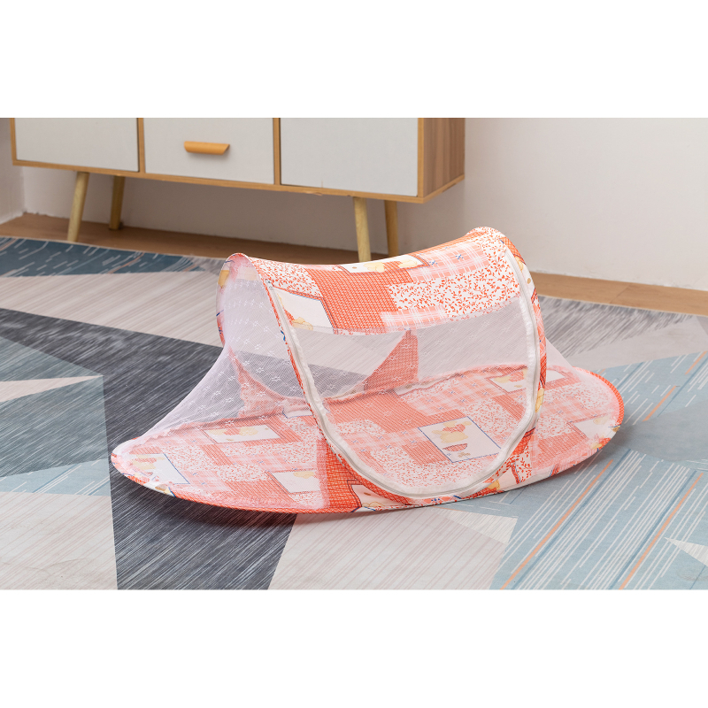 Laste kokkupandav sääsevõrk beebile - paigaldusvaba sääsevõrk beebile, koomiksikujuline paadikujuline sääsevõrk lukuga sääsevõrk