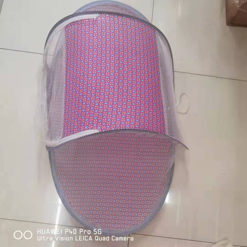 Laste kokkupandav sääsevõrk beebile - paigaldusvaba sääsevõrk beebile, koomiksikujuline paadikujuline sääsevõrk lukuga sääsevõrk