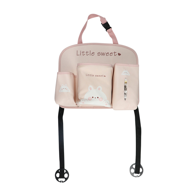 Τσάντα αποθήκευσης αυτοκινήτου κρεμαστή τσάντα χαριτωμένη δερμάτινη τσάντα αποθήκευσης καρεκλών αυτοκινήτου με κρεμαστή πλάτη πολυλειτουργική για γυναίκες