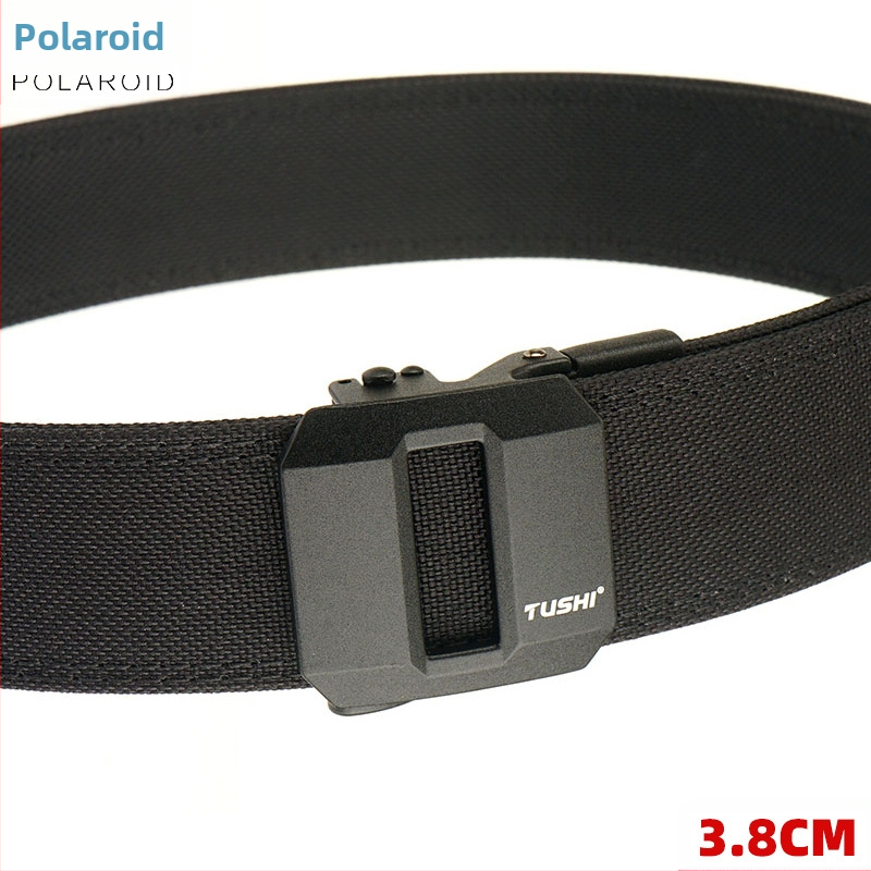 Kahekihiline paksendatud taktikaline vöö Meeste sõjaväefännide õues kasutatav nailonvöö 3.8 täiustatud automaatse pandlaga rippuv relvavöö