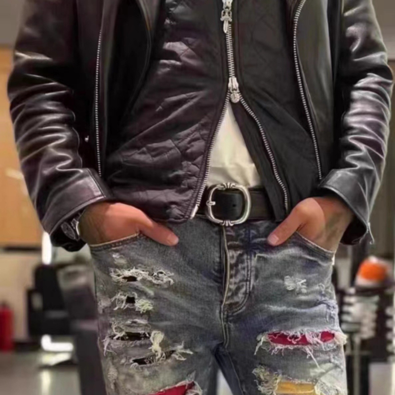 CH Crowe pin-pandlaga meeste rull-õõnes igirohelise viinapuu mustriga naiste vöö, samas stiilis vintage-stiilis tähtedega vöö