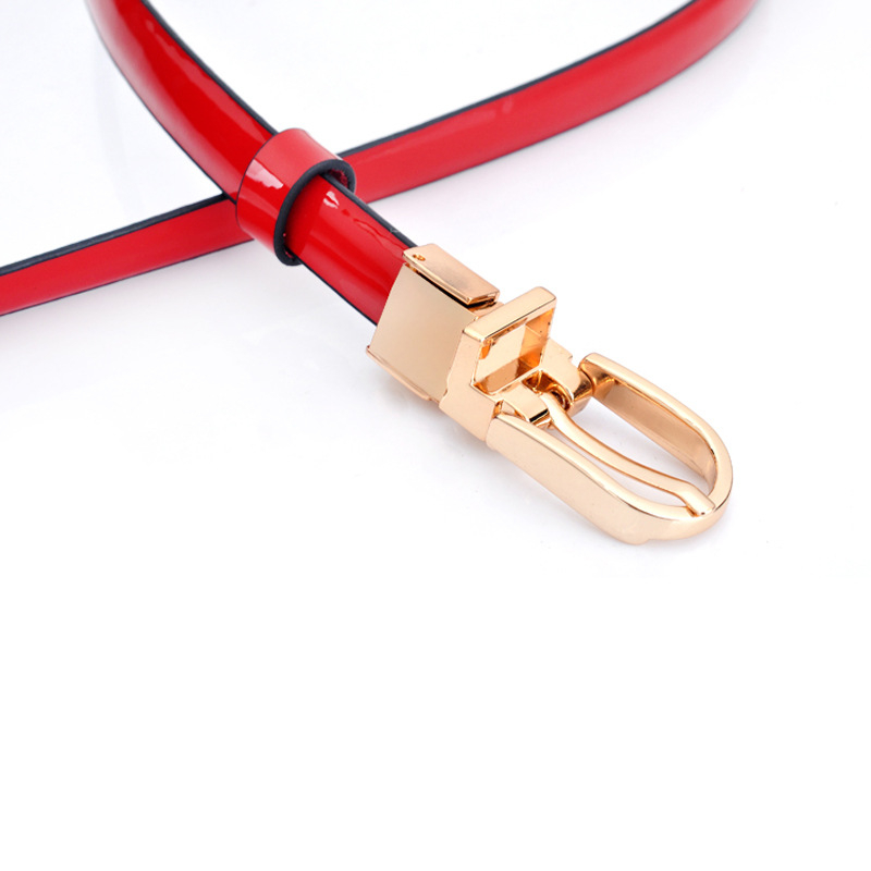 Piiriülene pakkumine Amazon eBay daamide Korea ehtsast nahast Joker õhuke vöö dekoratiivne kleidi teksarihm