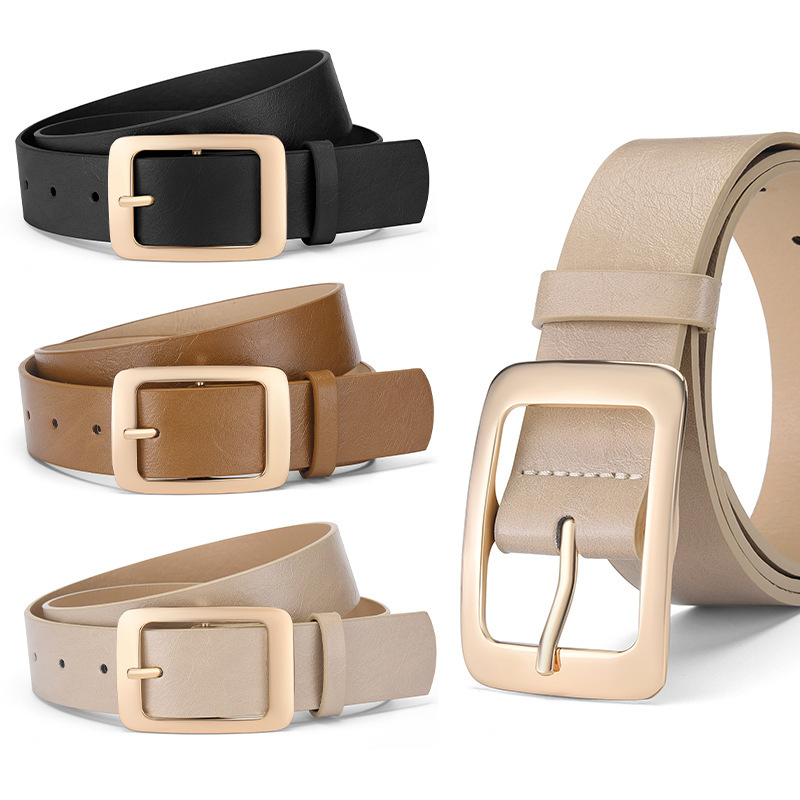 Uus lai vöö naistele, tekstuurne polünahk, lihtne mitmekülgne vöö pandlaga, luksuslik dekoratiivne vöö naistele