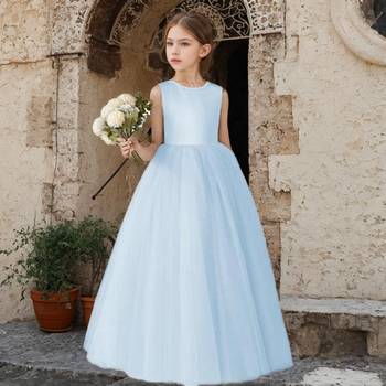 Φόρεμα πριγκίπισσας για κορίτσια, φόρεμα για γάμο, φόρεμα γενεθλίων, φόρεμα με φουσκωτό πέπλο για κορίτσια, φόρεμα για κορίτσια με λουλούδια