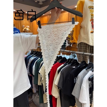 Νέες Κορεάτικες Εμφανίσεις στην Ιαπωνική Μόδα σε Στυλ Αρχής Άνοιξης, Φούστα με Απαλές Δαντέλες και Βολάν, Μικρή Φούστα με Δαντέλα και Ποδιά