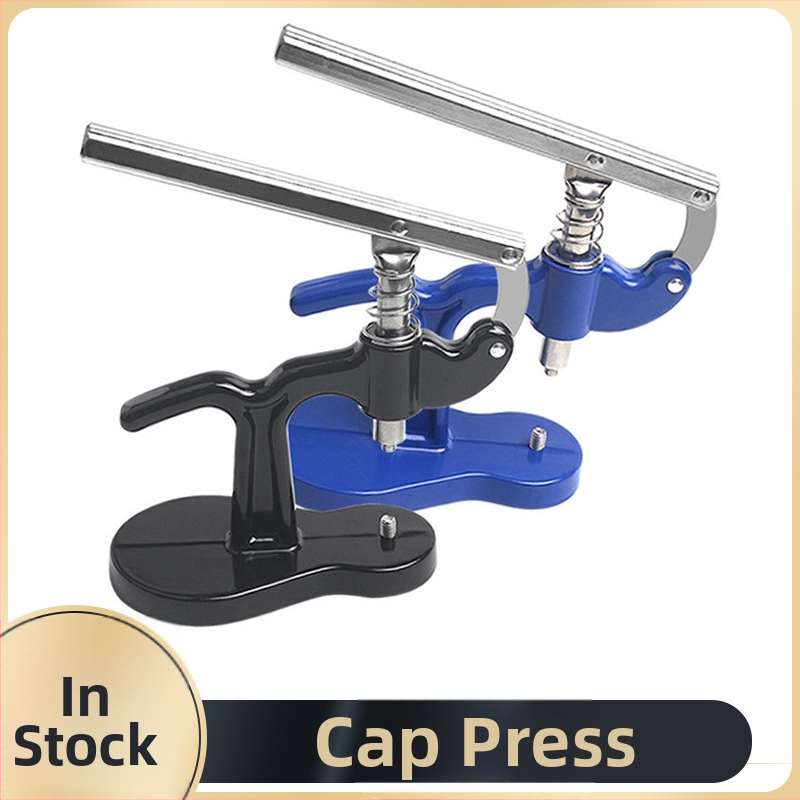 Kellaparandustööriist, kella tagakaane korkimisseade, metallkorpus, alumiiniumsulamist rõhuriba, kella aku vahetamise korkimismasin