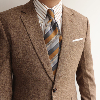 Σετ πετσετών τσέπης με vintage αντίθεση χρώματος, βρετανική ατμοσφαιρική γραβάτα, κορεάτικο στυλ, επαγγελματικό τζέντλεμαν, εργοστάσιο Spot