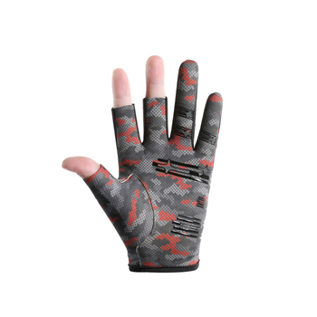 Uued õues kalapüügikindad, professionaalsed Luya suvised libisemisvastased kolme sõrmega spetsiaalsed hingavad päikesekaitsega kulumiskindlad ja torkekindlad ristkindad