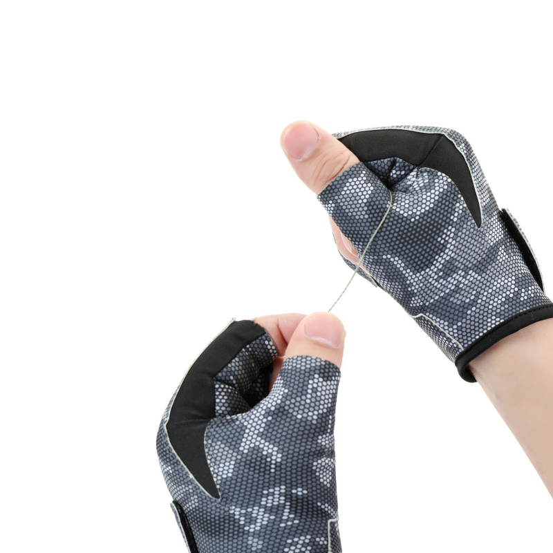 Uued õues kalapüügikindad, professionaalsed Luya suvised libisemisvastased kolme sõrmega spetsiaalsed hingavad päikesekaitsega kulumiskindlad ja torkekindlad ristkindad